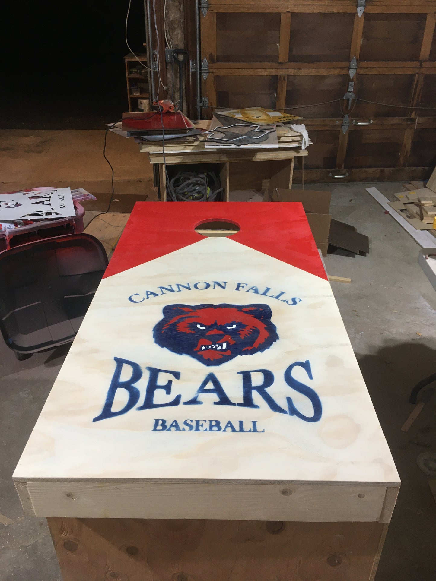Team Logo Cornhole Boards