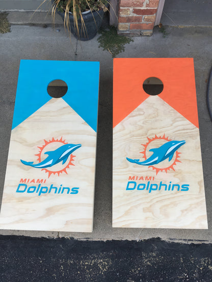 Team Logo Cornhole Boards